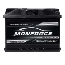 Акумулятор MANFORСE 60Ah 600A L+ (лівий +) MF L2