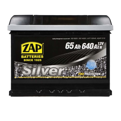 Акумулятор ZAP Silver 65Ah 640A R+ (правий +) L2 (565 83)