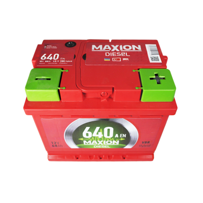 Акумулятор MAXION 68Ah 640A Diesel R+ (правий +) MF L2 (Туреччина)