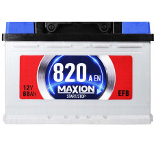 Акумулятор MAXION EFB 80Ah 820A R+ (правий +) SMF L3 (Туреччина)