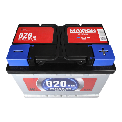 Акумулятор MAXION EFB 80Ah 820A R+ (правий +) SMF L3 (Туреччина)