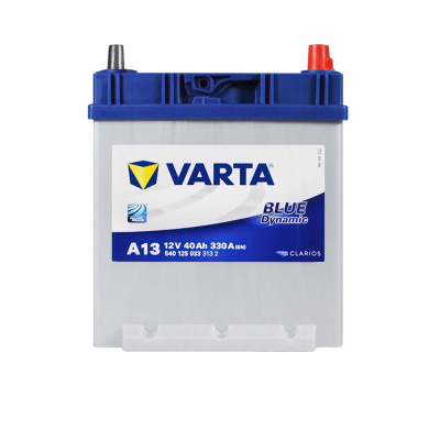 Акумулятор VARTA  40Ah 330A R+ Blue Dynamic Asia (правий +) A13