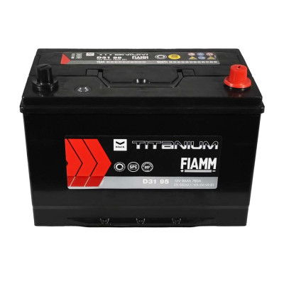 Акумулятор FIAMM 95Аh 760А Titanium Black Asia R+ (правий +) D31