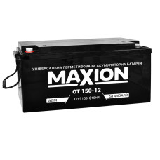 Промисловий акумулятор MAXION AGM 12V 150Ah L+ (лівий +) 12-150