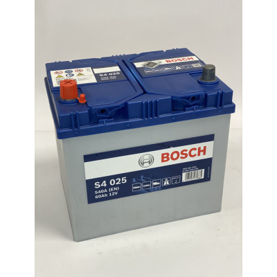 Акумулятор BOSCH 60Ah 540A L+ (лівий +) Asia D23 (S40 250)