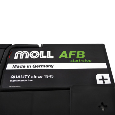 Аккумулятор MOLL AFB (L5) start/stop 96Ah 900A R+ (правый +) Аккумулятор MOLL AFB (L5) start/stop 96Ah 900A R+ (правый +)