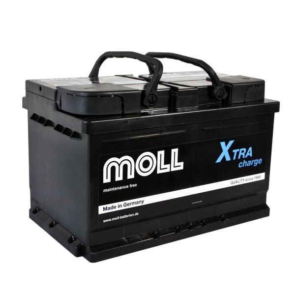 Акумулятор MOLL X-Tra Charge (L3B) 74Ah 700A R+ (правий +) - в
