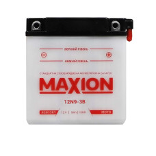 Мото акумулятор MAXION 12V 9A R+ (правий +) 12N 9-3B