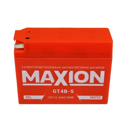 Мото акумулятор MAXION 12V 2,3A R+ (правий +) GT 4B-5