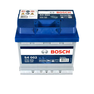 Акумулятор BOSCH 52Ah 470A R+ (правий +) (S40 020)