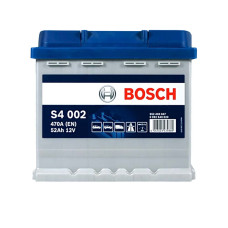 Акумулятор BOSCH 52Ah 470A R+ (правий +) (S40 020)