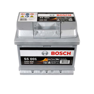 Аккумулятор BOSCH 52Ah 520A R+ (правый +) S50 010