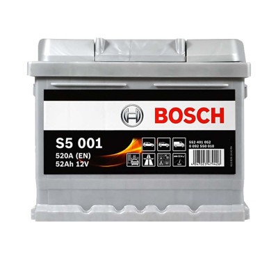 Аккумулятор BOSCH 52Ah 520A R+ (правый +) S50 010