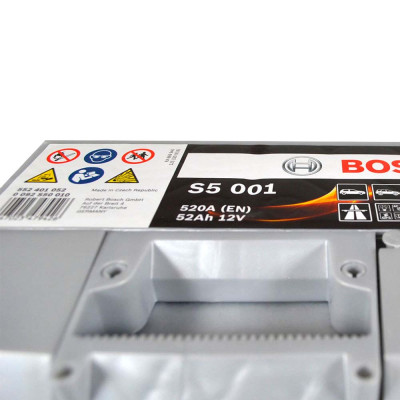 Аккумулятор BOSCH 52Ah 520A R+ (правый +) S50 010