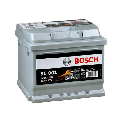 Аккумулятор BOSCH 52Ah 520A R+ (правый +) S50 010