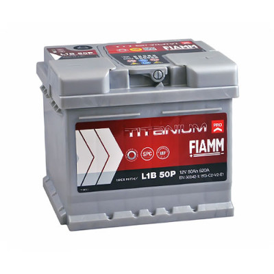 Акумулятор FIAMM 50Аh 520А Titanium Pro R+ (правий +)