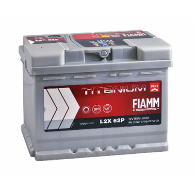 Акумулятор FIAMM 60Аh 600А Titanium Pro L+ (лівий +)