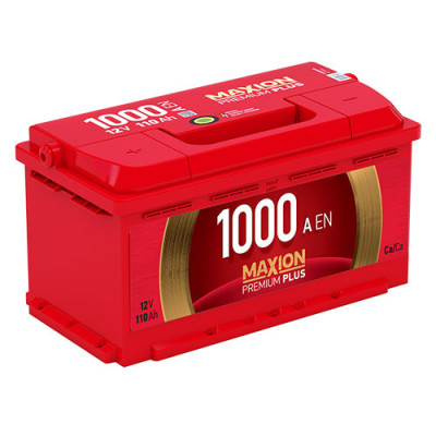Акумулятор MAXION 110Аh 1000A Premium Plus R+ (правий +) (ISTA, Україна)