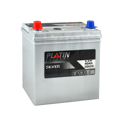 Акумулятор PLATIN 40Ah 330A L+ Silver Asia SMF