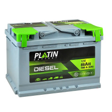 Акумулятор PLATIN 88Ah 780A Silver Diesel R+ (правий +) MF