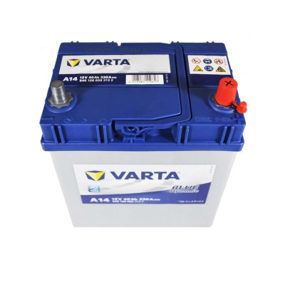 Акумулятор VARTA  40Ah 330А R+ Blue Dynamic Asia (правий +) A14