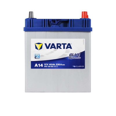 Акумулятор VARTA  40Ah 330А R+ Blue Dynamic Asia (правий +) A14