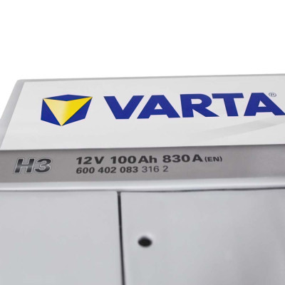 Акумулятор VARTA 100Ah 830A R+ Silver Dynamic (правий +) H3