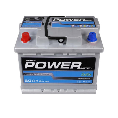 Аккумулятор POWER 60Аh 540A Silver L+ (левый +) L2 MF