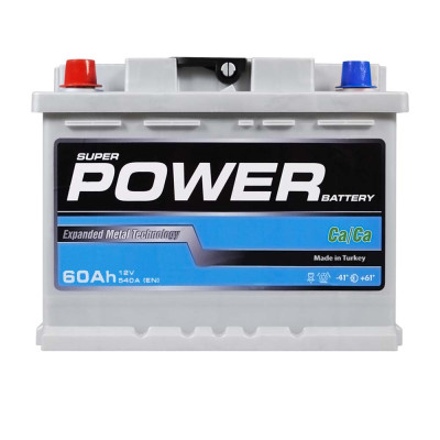 Аккумулятор POWER 60Аh 540A Silver L+ (левый +) L2 MF
