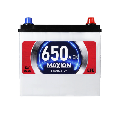 Акумулятор MAXION EFB Asia 75Ah 650A R+ (правий +) SMF N50 (Туреччина) Акумулятор MAXION EFB Asia 75Ah 650A R+ (правий +) SMF N50 (Туреччина)