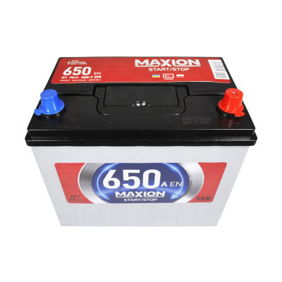 Акумулятор MAXION EFB Asia 75Ah 650A R+ (правий +) SMF N50 (Туреччина) Акумулятор MAXION EFB Asia 75Ah 650A R+ (правий +) SMF N50 (Туреччина)