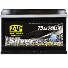 Акумулятор ZAP Silver 75Ah 740A R+ (правий +) LB3 (575 87) h=175