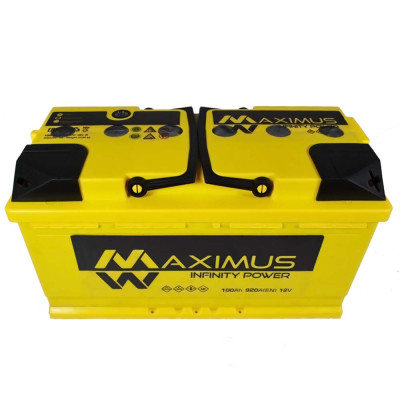 Аккумулятор MAXIMUS 100Ah 920A R+ (правый +) MF L5 Аккумулятор MAXIMUS 100Ah 920A R+ (правый +) MF L5