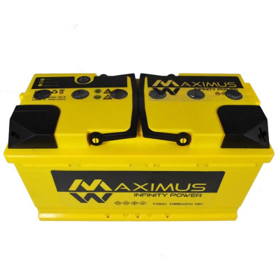 Акумулятор MAXIMUS 110Ah 1000A R+ (правий +) MF L5