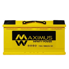 Акумулятор MAXIMUS 110Ah 1000A R+ (правий +) MF L5