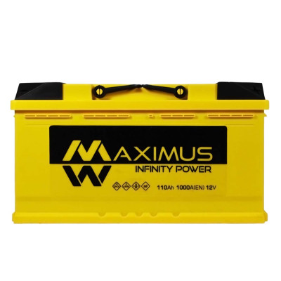 Акумулятор MAXIMUS 110Ah 1000A R+ (правий +) MF L5
