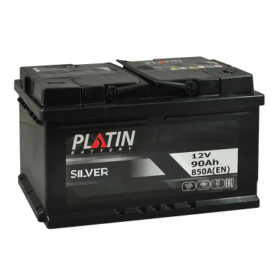 Акумулятор PLATIN 90Ah 850A Silver R+ (правий +) MF
