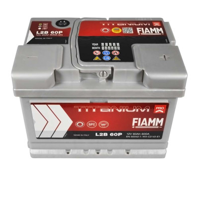Акумулятор FIAMM 60Аh 600А Titanium Pro R+ (правий +)