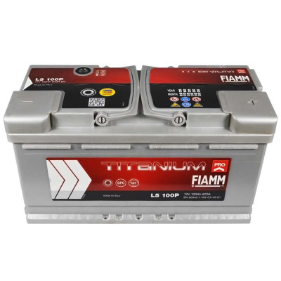Акумулятор FIAMM 100Аh 870А Titanium Pro R+ (правий +)