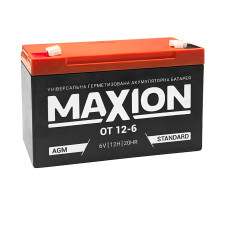 АКБ OT MAXION 6- 12 (6V,12Ah) 10шт/ящ