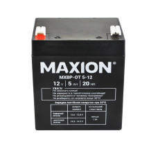 Промисловий акумулятор MAXION AGM 12V 5Ah L+ (лівий +) BP OT 12 - 5