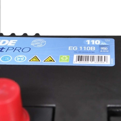 Акумулятор EXIDE Start PRO 110Аh 950A L+ (лівий +) EG110B 330*173*240