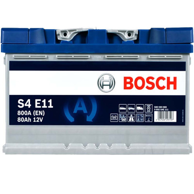 Акумулятор BOSCH 80Ah EFB 800A R+ (правий +) L4 (S4E 111)