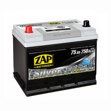 Акумулятор ZAP 75Аh 750А L+ Silver Calcium Asia 575 A1