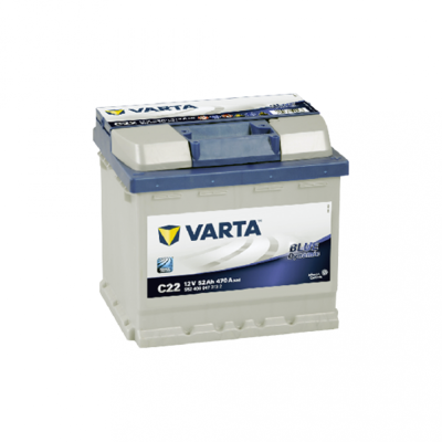Акумулятор VARTA 52Ah 470А R+ Blue Dynamic (правий +) C22