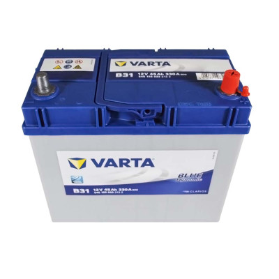 Акумулятор VARTA  45Ah 330A R+ Blue Dynamic Asia (правий +) B31 тонка клема