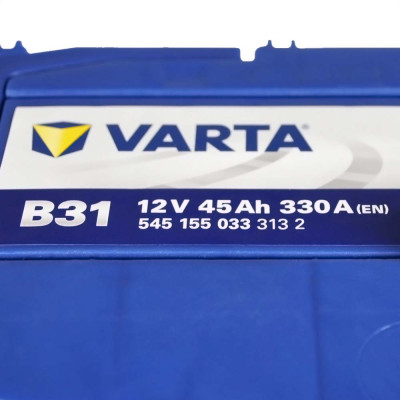Акумулятор VARTA  45Ah 330A R+ Blue Dynamic Asia (правий +) B31 тонка клема