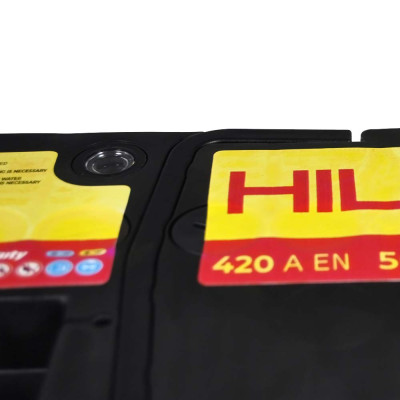 Акумулятор HILUX Black 50Ah 420A L+ (лівий +) L1