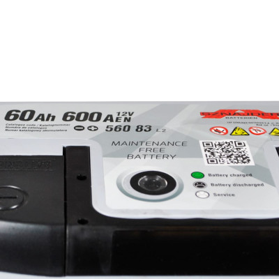 Акумулятор SZNAJDER 60Ah 600A Silver R+ (правий +) L2 Акумулятор SZNAJDER 60Ah 600A Silver R+ (правий +) L2