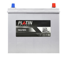 Акумулятор PLATIN 59Ah 590A R+ Silver Asia SMF (NS60) тонка клема